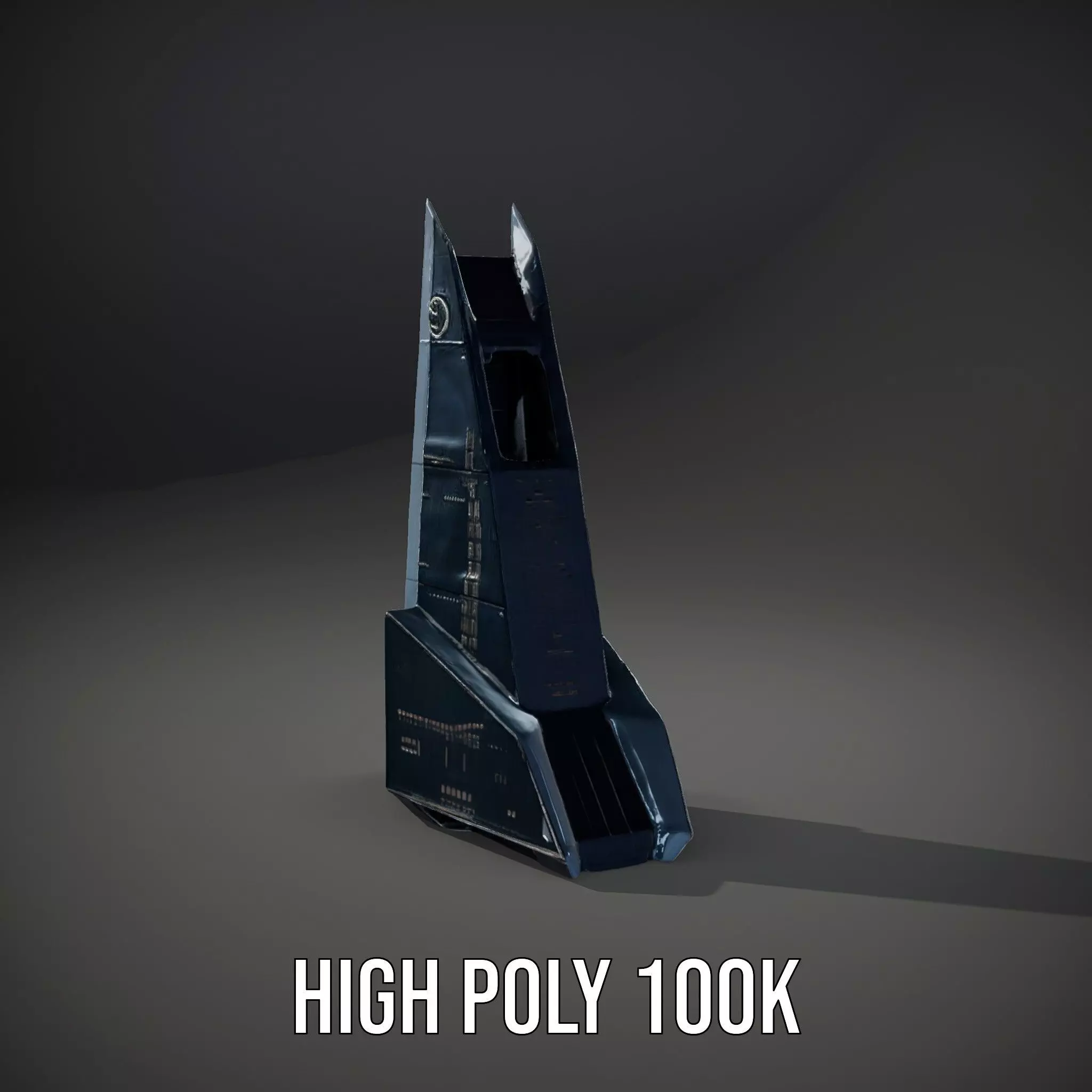 Futuristic Glass Tower model pack Low-poly 3D model_11