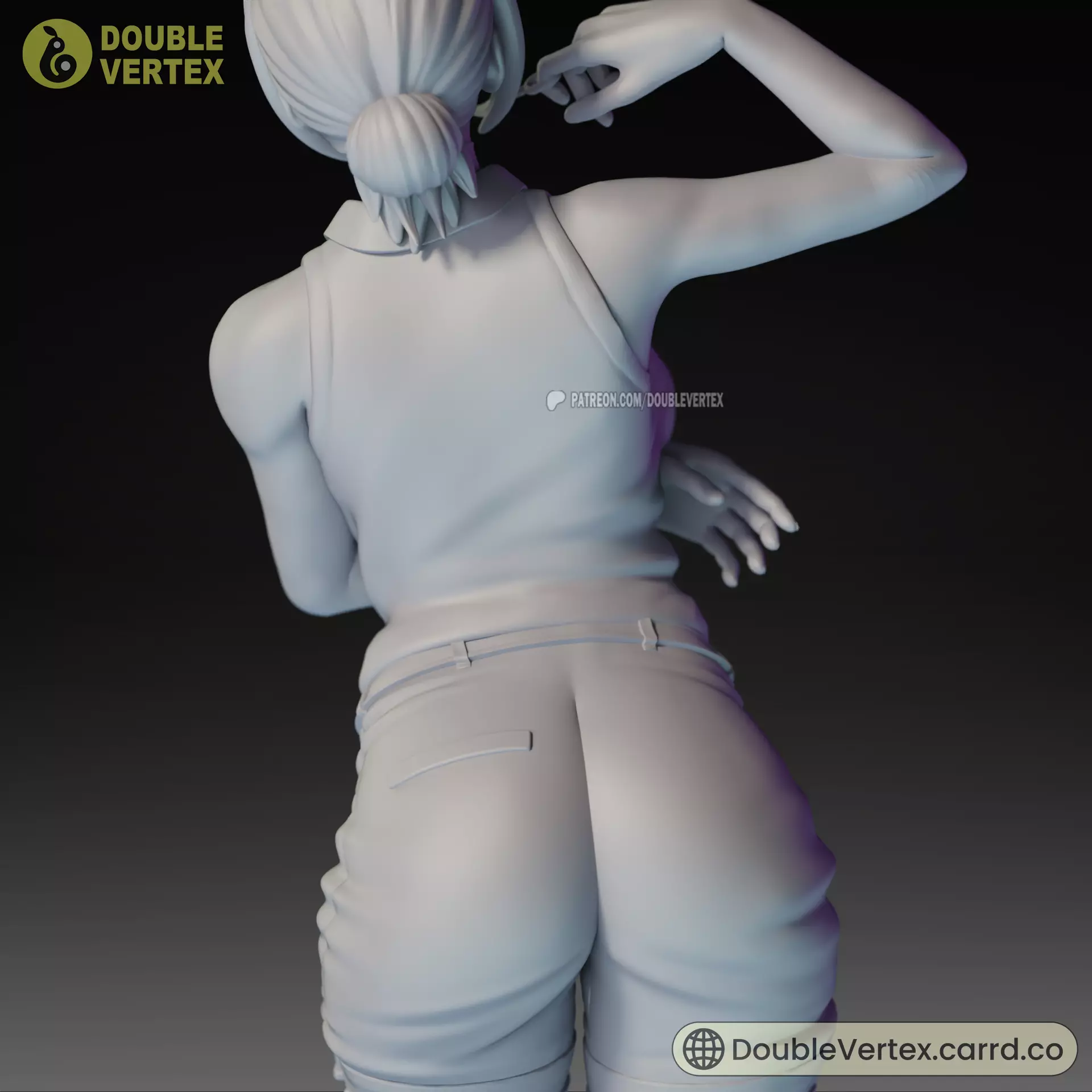 Reze and Bomb Devil - Chainsaw Man Anime Figure 3D print model_12