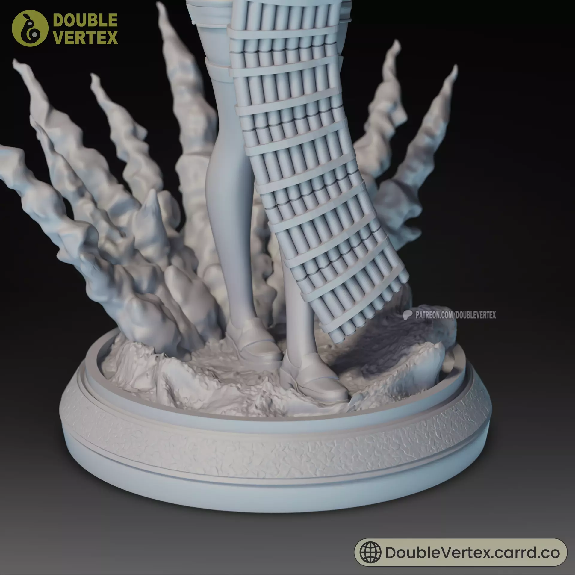 Reze and Bomb Devil - Chainsaw Man Anime Figure 3D print model_18