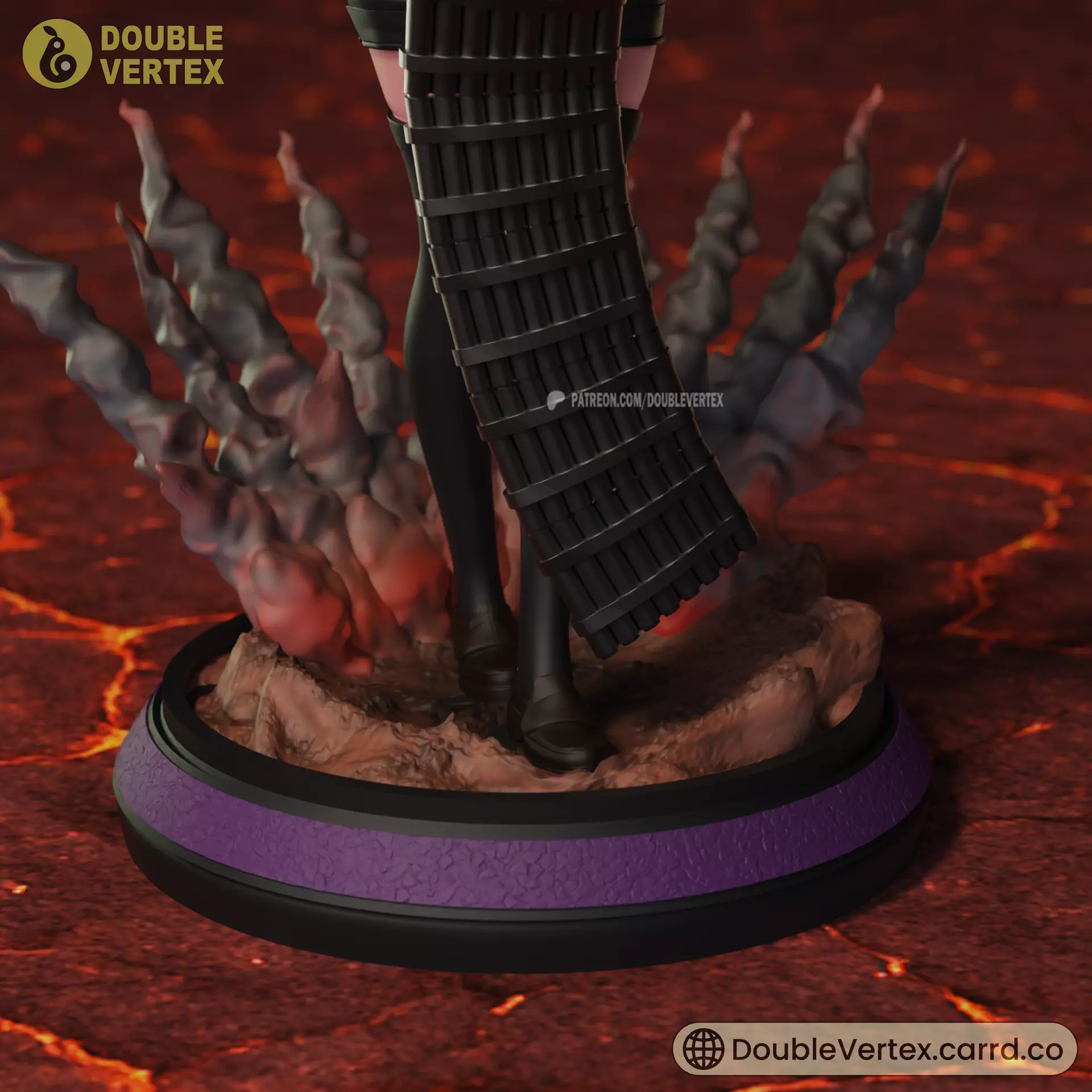 Reze and Bomb Devil - Chainsaw Man Anime Figure 3D print model_17