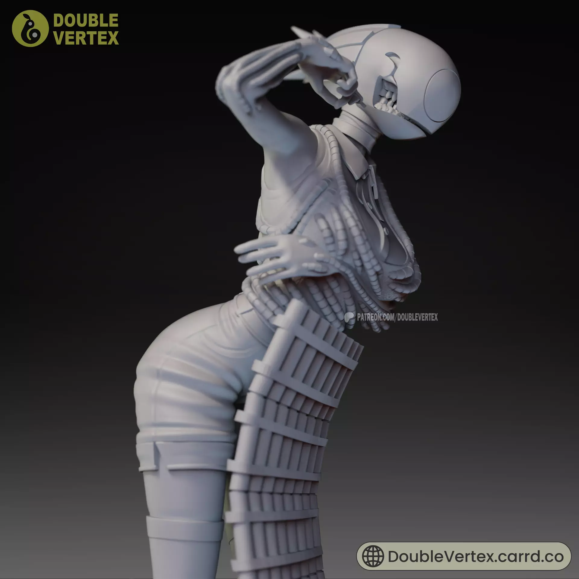 Reze and Bomb Devil - Chainsaw Man Anime Figure 3D print model_6