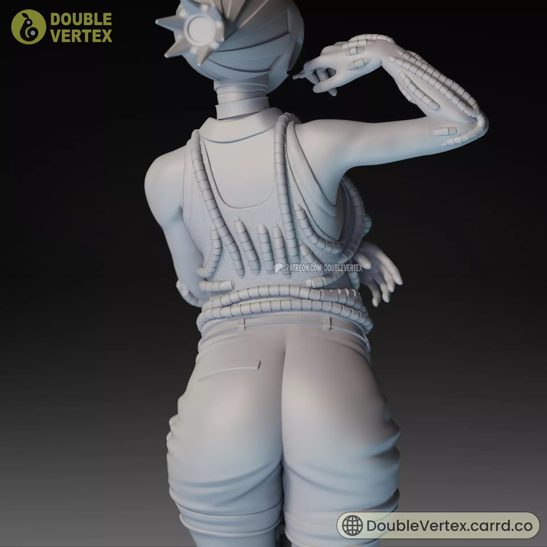 Reze and Bomb Devil - Chainsaw Man Anime Figure 3D print model_16