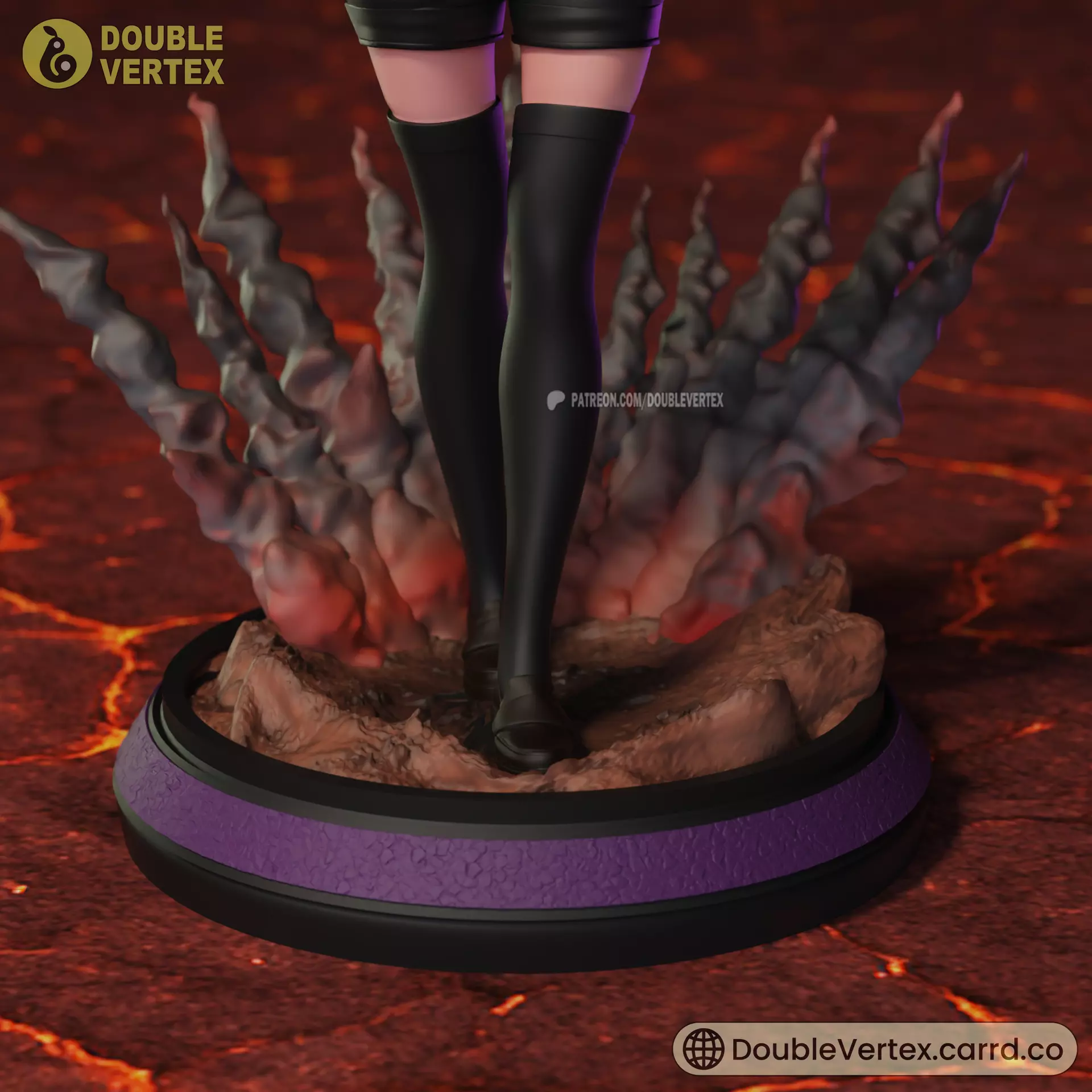Reze and Bomb Devil - Chainsaw Man Anime Figure 3D print model_19