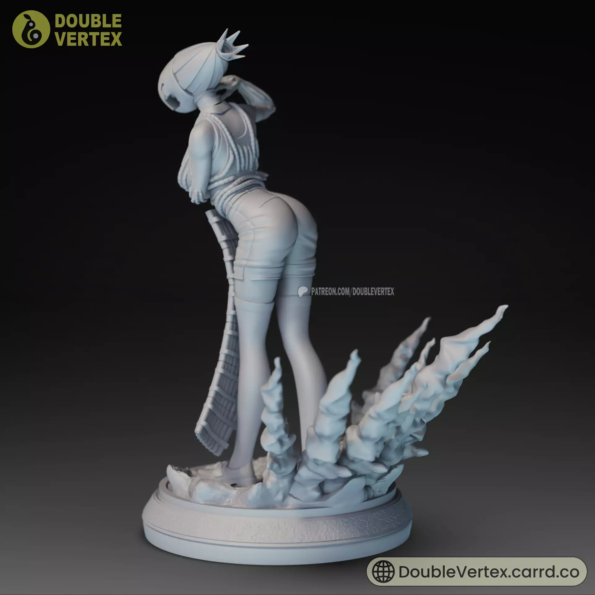 Reze and Bomb Devil - Chainsaw Man Anime Figure 3D print model_31