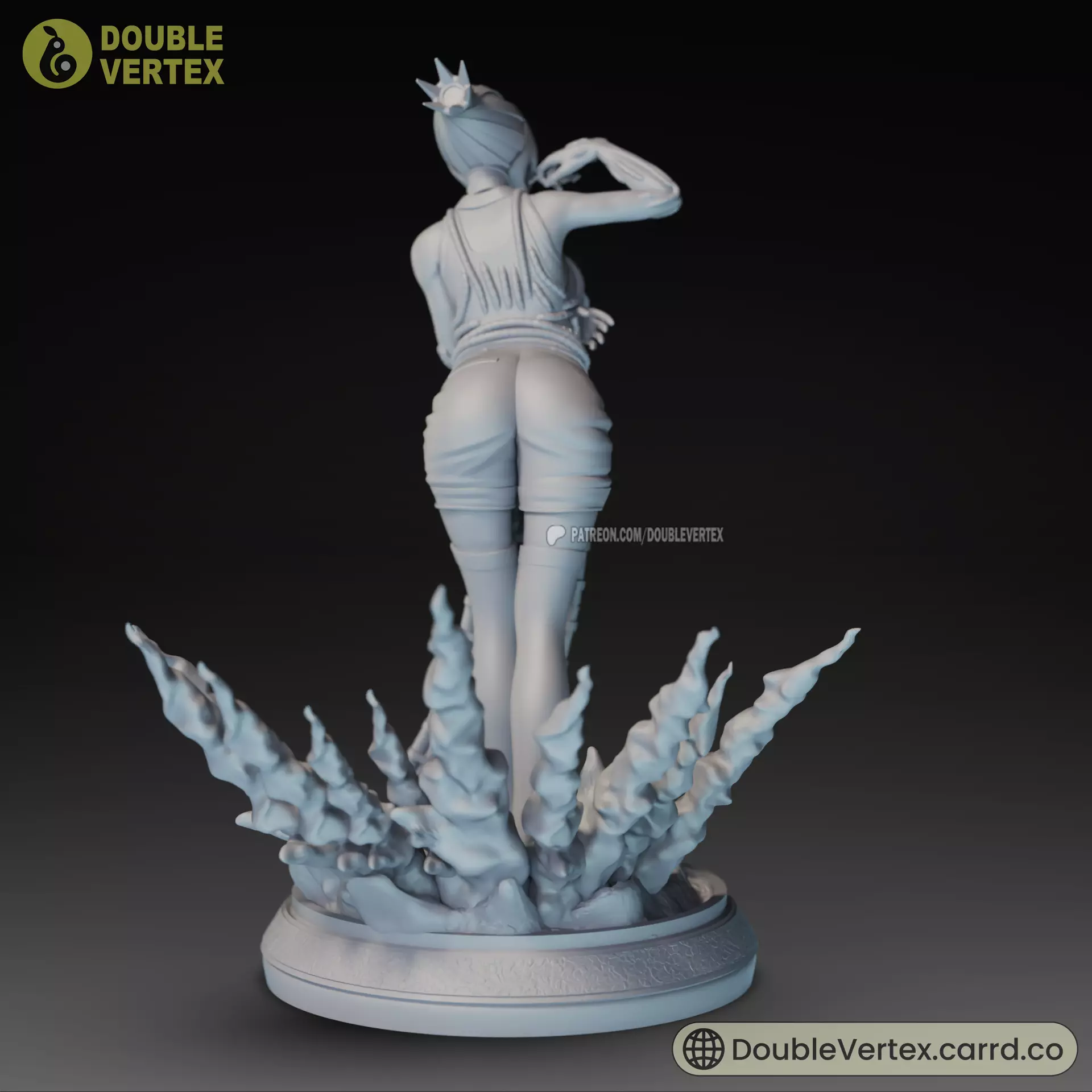 Reze and Bomb Devil - Chainsaw Man Anime Figure 3D print model_32