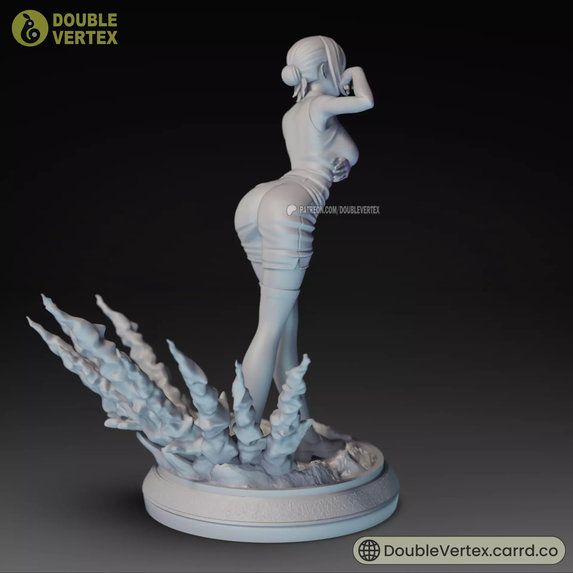 Reze and Bomb Devil - Chainsaw Man Anime Figure 3D print model_34