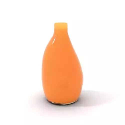 Orange Juice Bottle model pack Low-poly 3D model