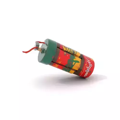 Vibrant Dynamite Prop model pack Low-poly 3D model