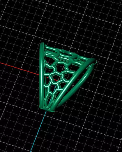 fusion pendant clasp  3D print model_1