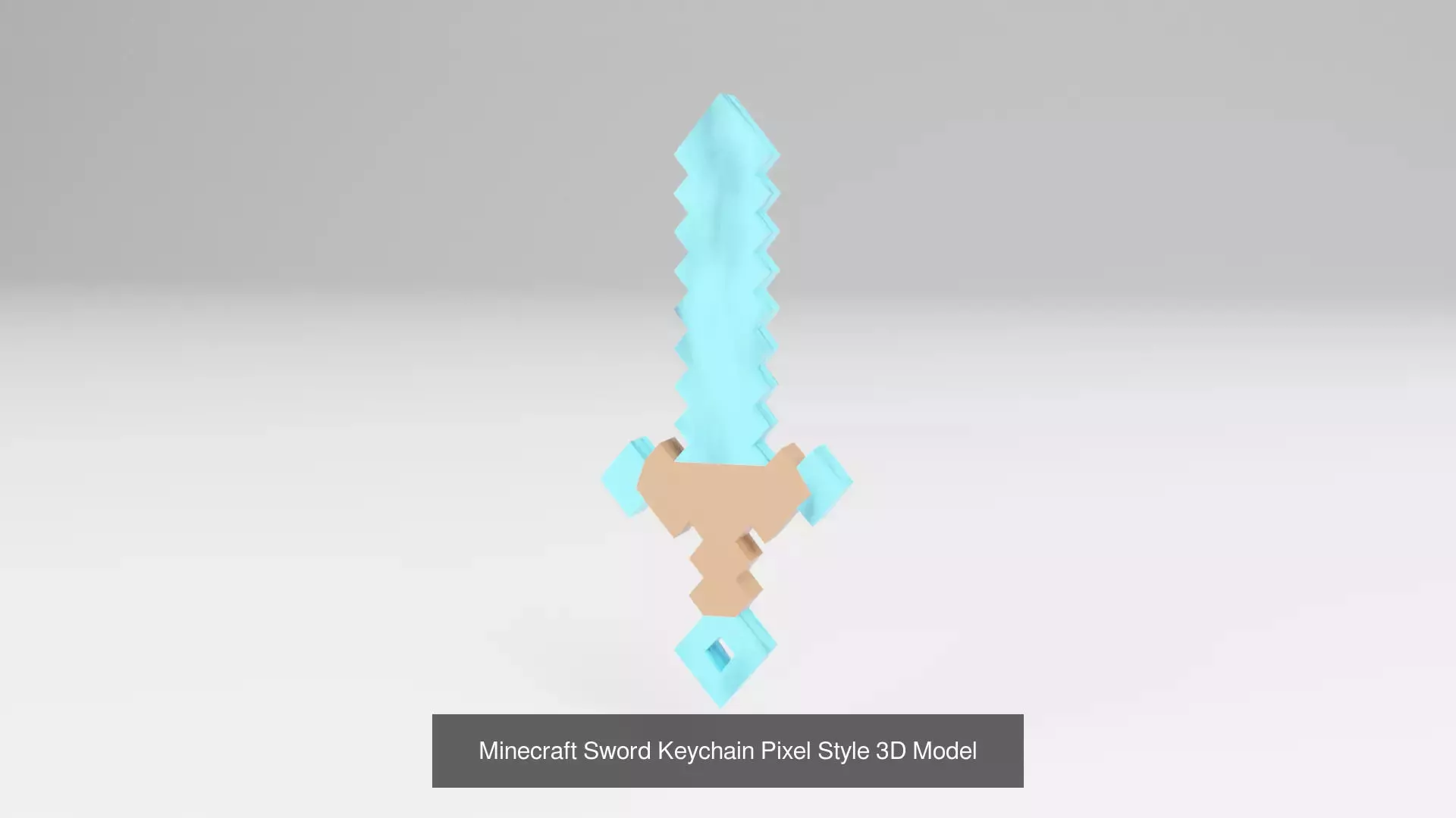 Minecraft Keychain Set 3D Printable Collection _7
