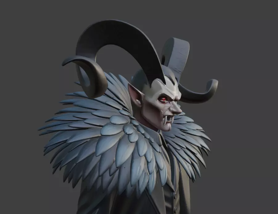 Halloween Dracula 3D Print 3D print model_3