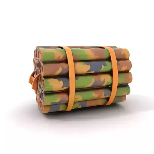 Camouflage Fabric Roll model pack Texture