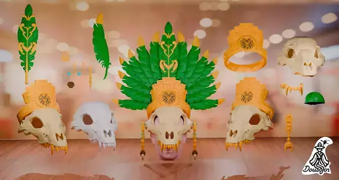Itzcuintli y Ixquimalli  Guardian Spirits 