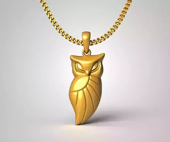 owl pendant charms - one inch pendant