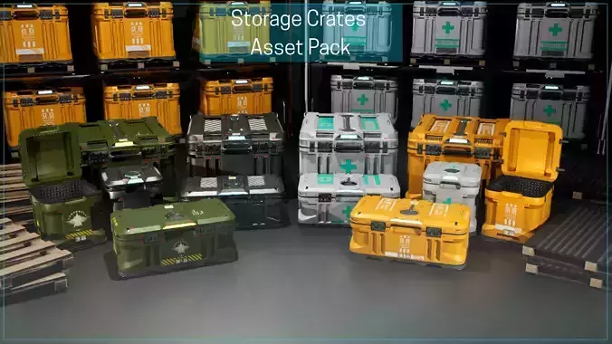 Storage Crate Asset Pack