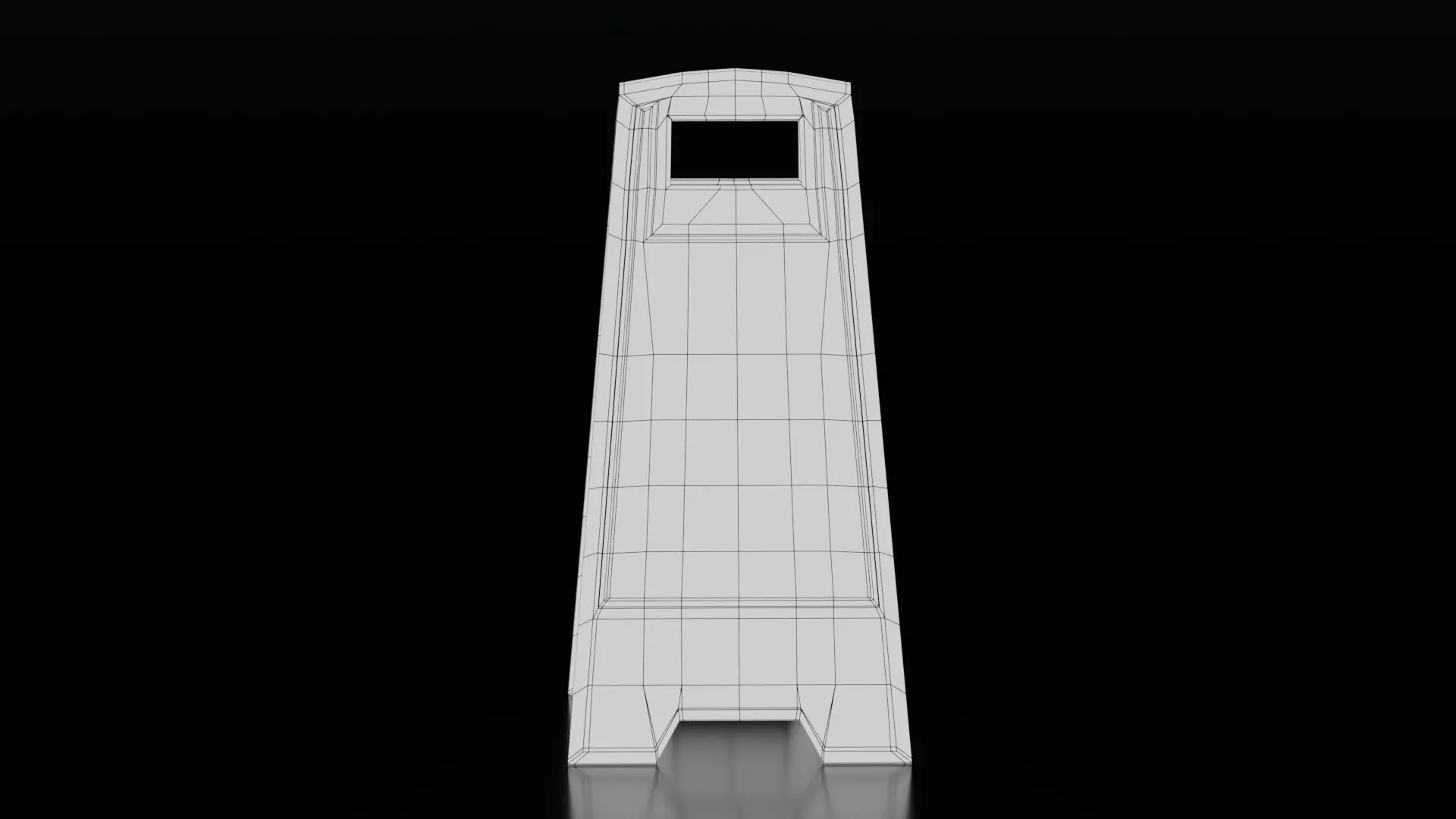 Caution Wet Floor Sign Free low-poly 3D model_6