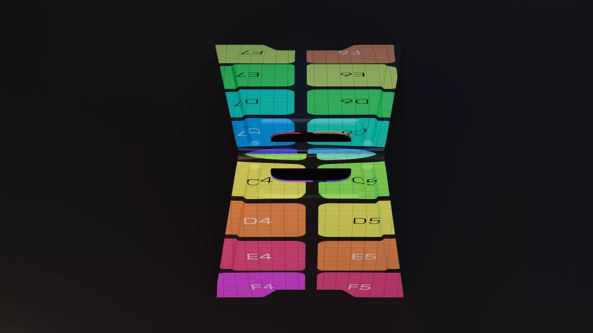 Caution Wet Floor Sign Free low-poly 3D model_10