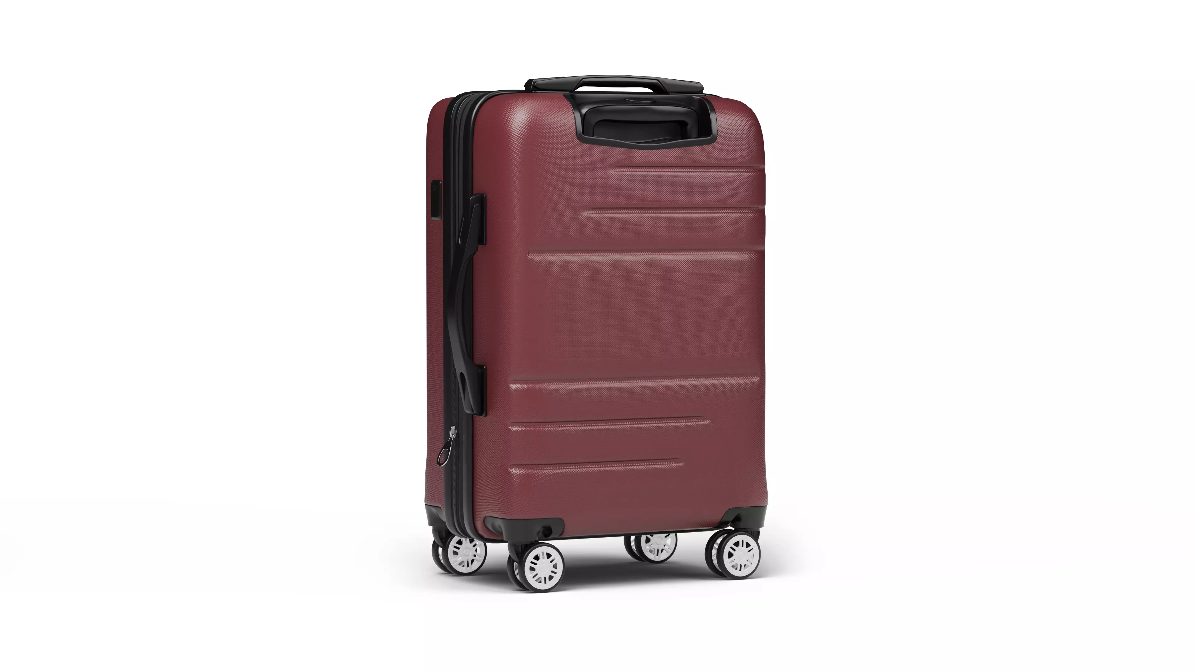 Trolley Low-poly 3D model_8