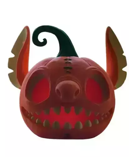 Stitch Abobora de Halloween Lilo  Stitch