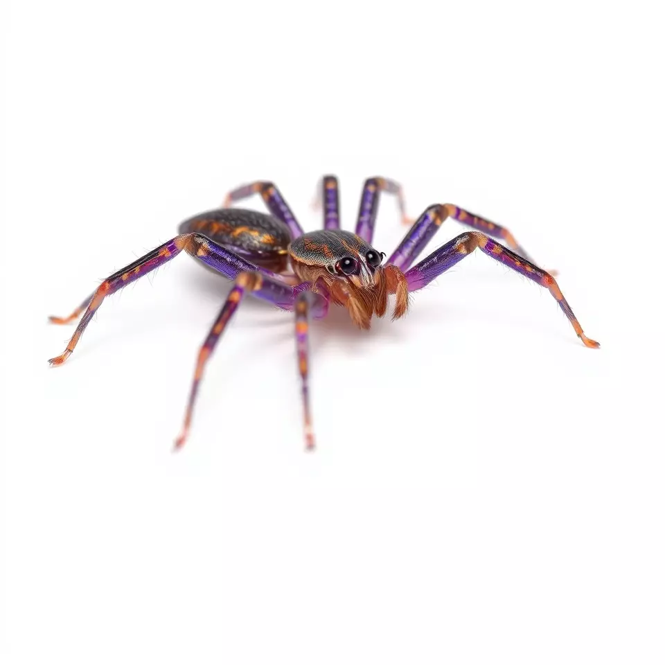 Vibrant Jungle Spider model pack Low-poly 3D model_3