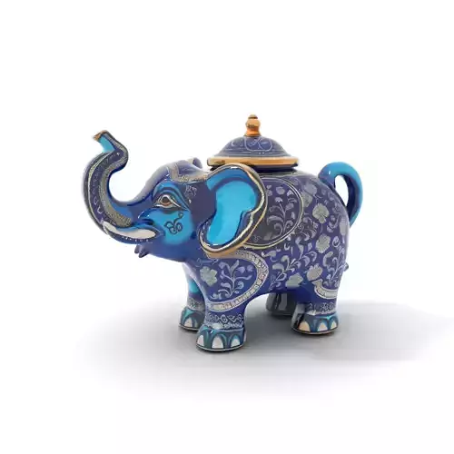 Ornate Elephant Teapot model pack