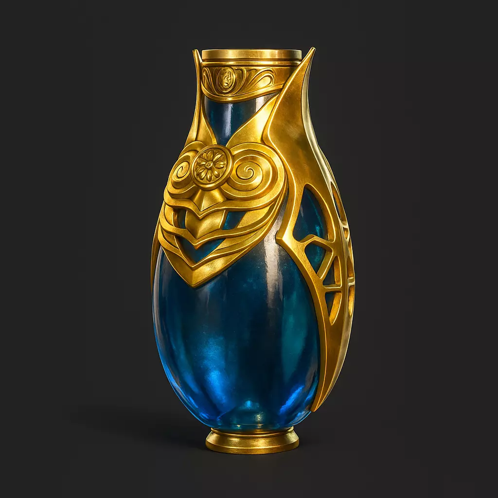 Fantasy Ornamental Vase 3D print model_2