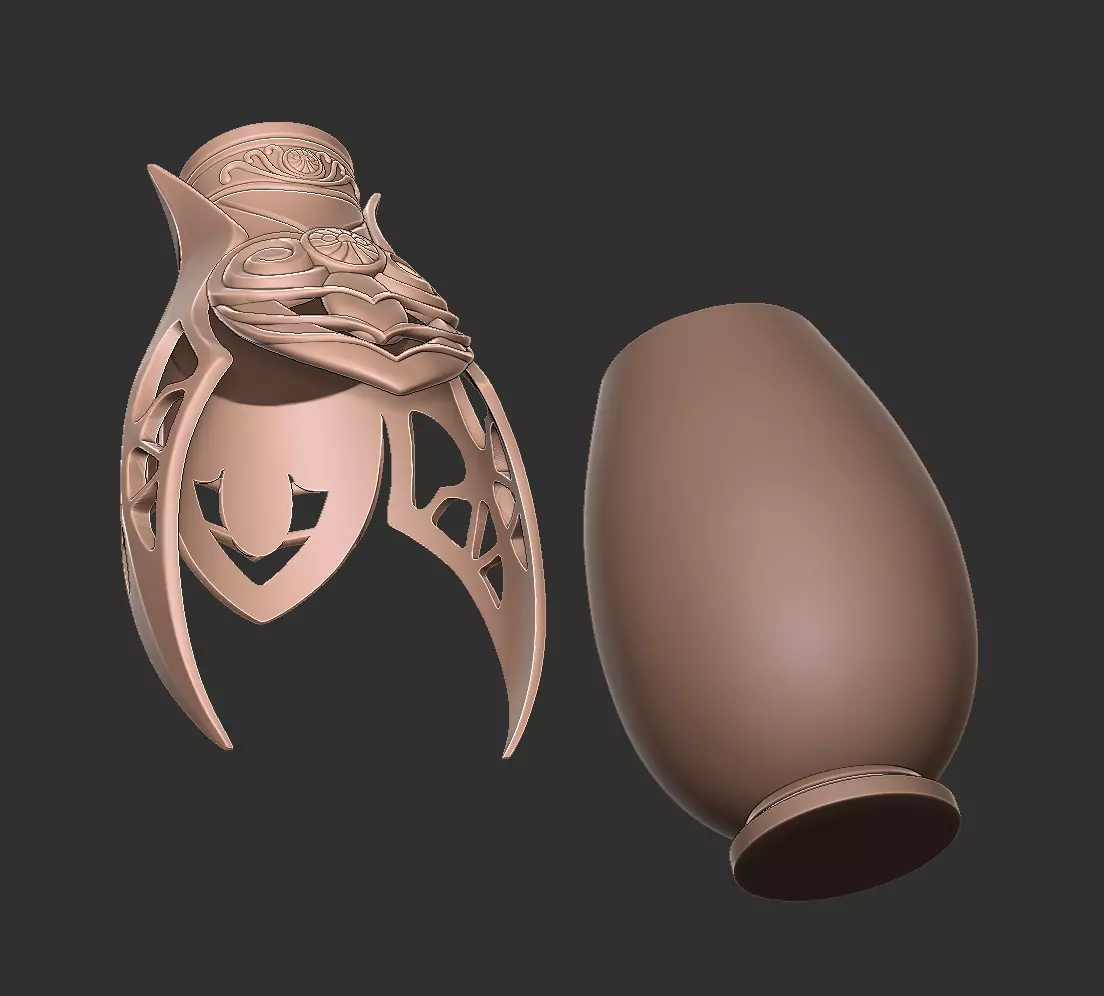 Fantasy Ornamental Vase 3D print model_11