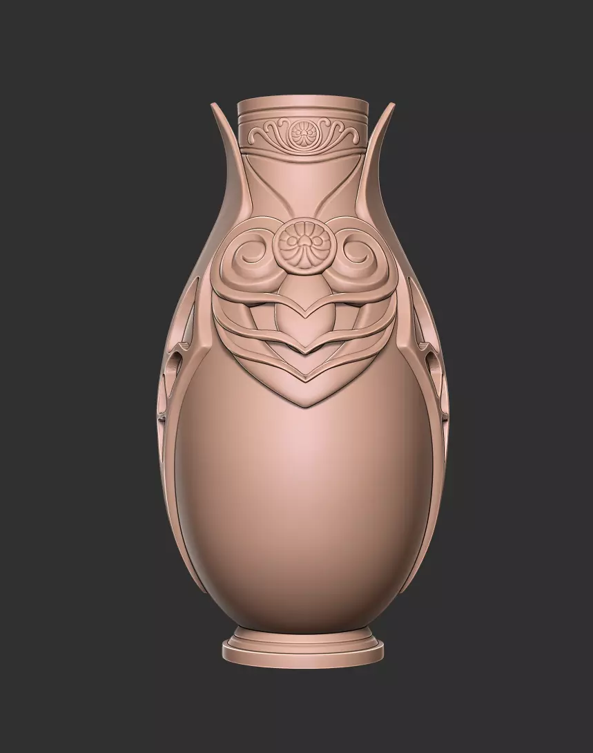 Fantasy Ornamental Vase 3D print model_3