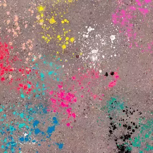 Graffiti Paint Splatter Concrete 