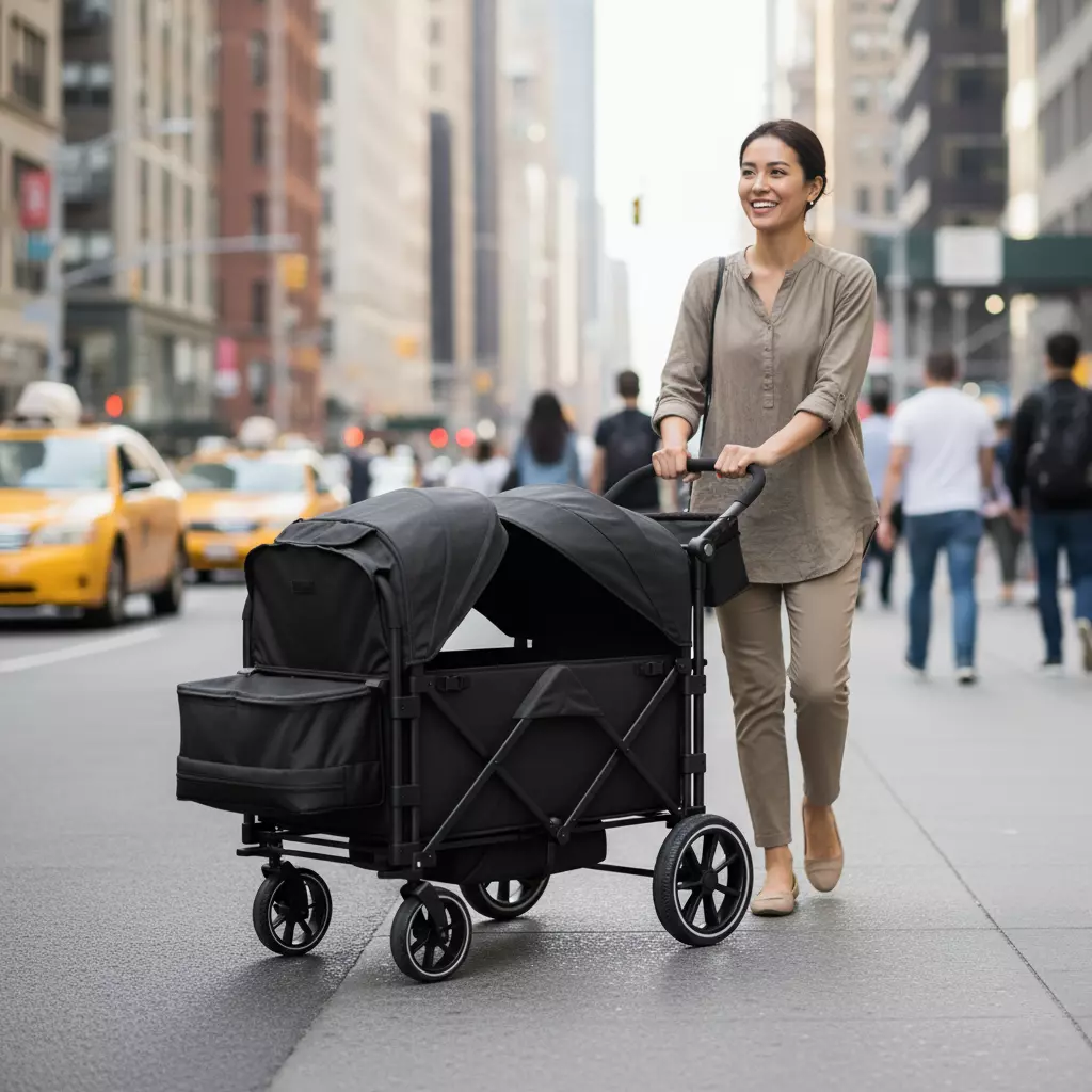 Kids Trolley Low-poly 3D model_0