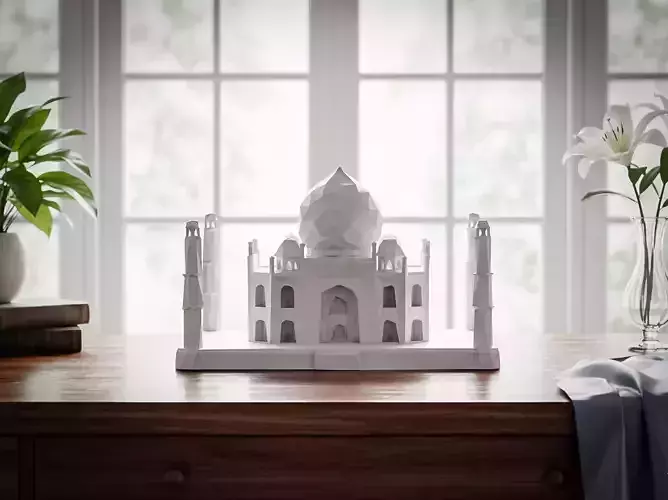Taj Mahal Lowpoly