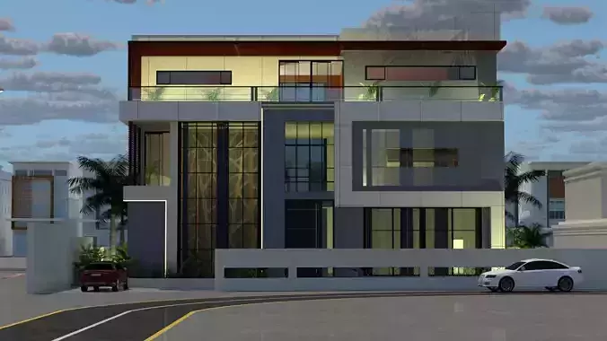 Modern Luxury Villa -3D Exterior Design