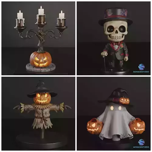 Halloween SeT   3D print model