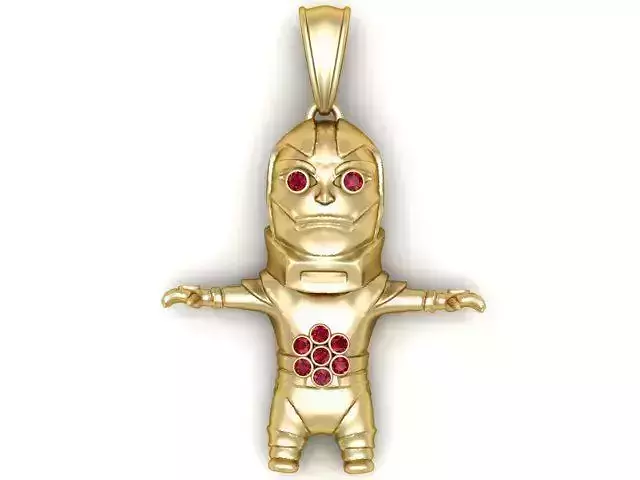 Baby Superman Pendant 3D Printable Model