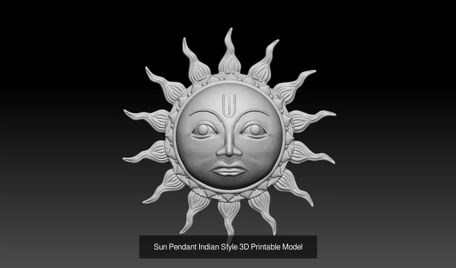 Hindu God Symbols Pack 3D Model Collection_5