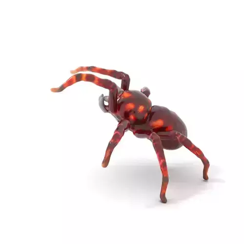 Crimson Tarantula model pack Low-poly 3D model