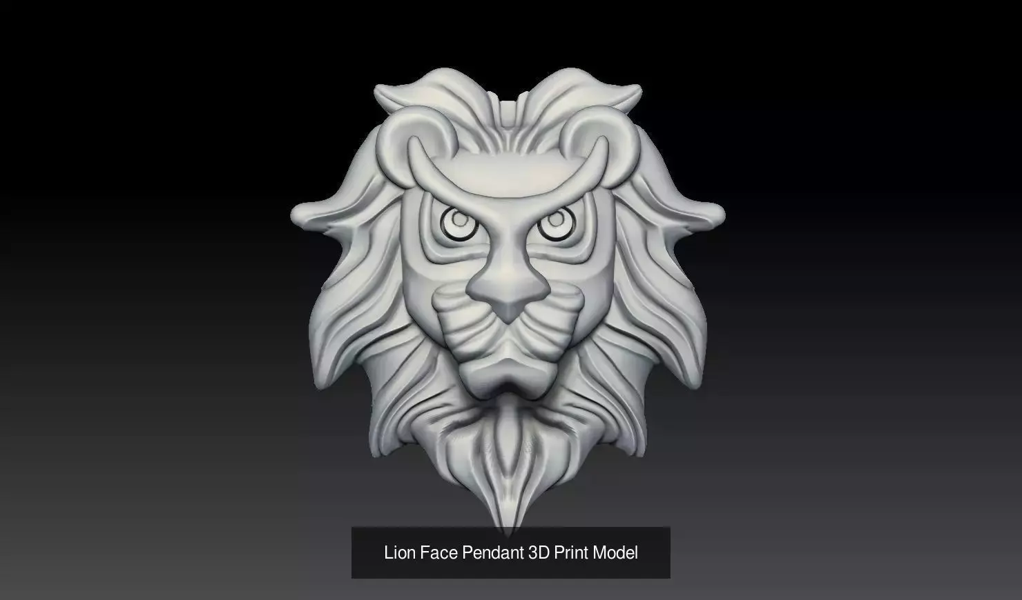 Lions Animal Pedant Bundle 3D Model Collection_2