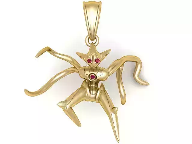  Deoxys Pendant 3D PRINTABLE MODEL 