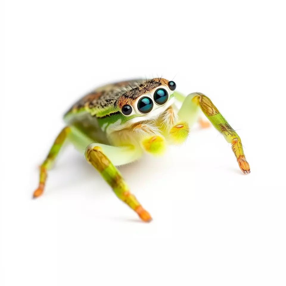 Vibrant Jumping Spider model pack Low-poly 3D model_3