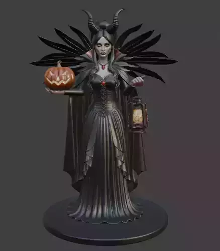 Halloween Demoness 3D Model for 3D Print 3D print model Halloween Demoness 3D Model for 3D Print 3D print model