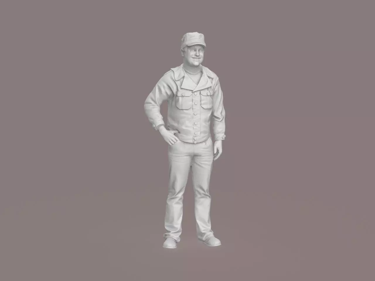 ground crew US WW2 1-72 scale 3D print model