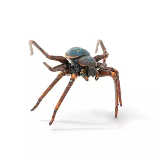 Metallic Arachnid model pack Low-poly 3D model