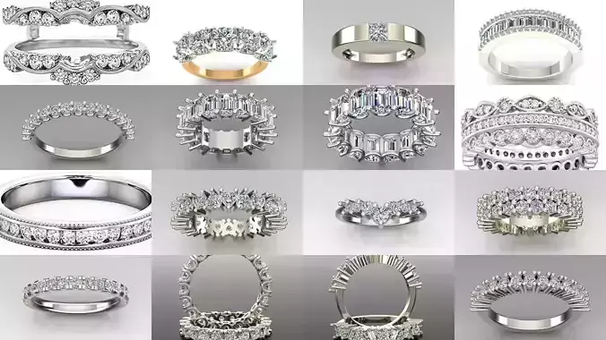 278 Eternity Diamond Band Ring