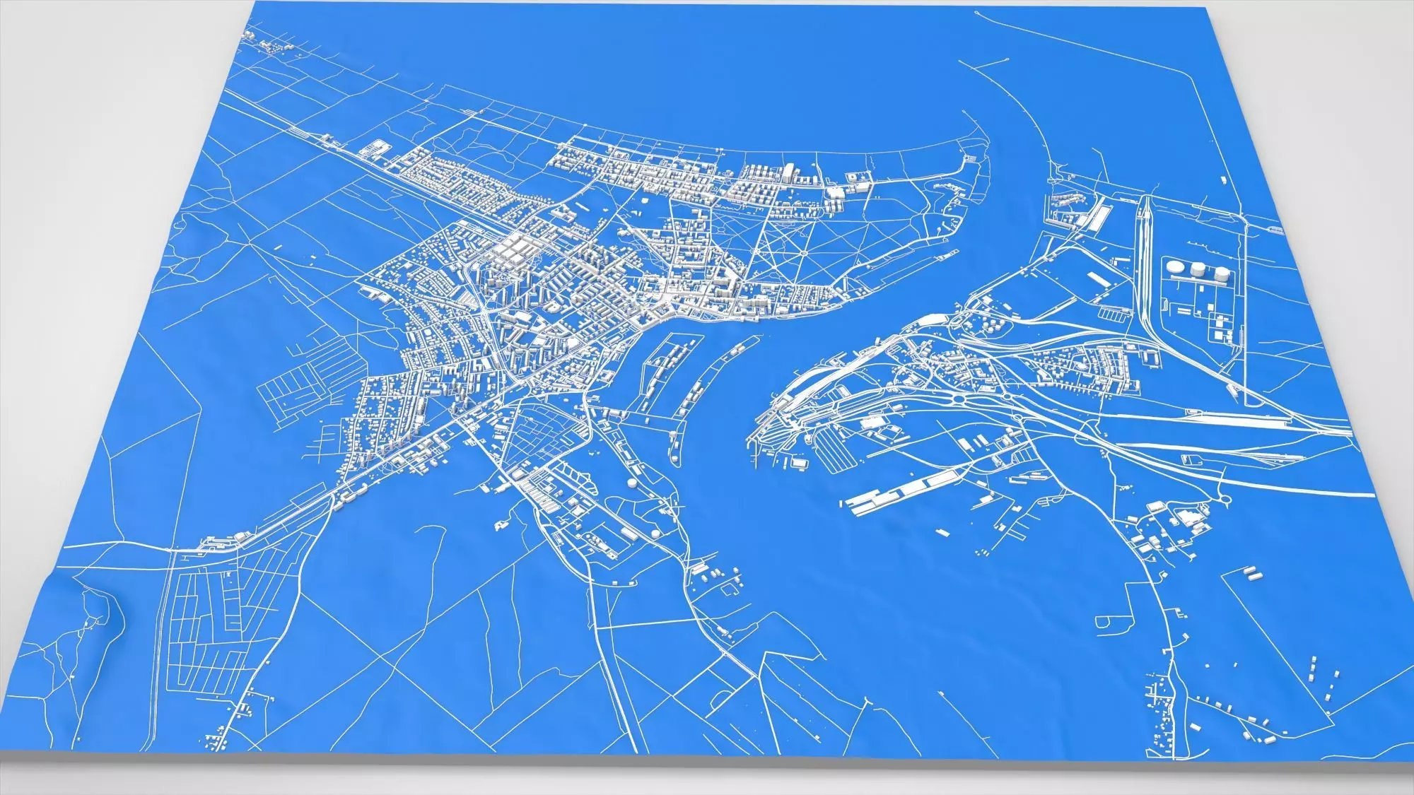 Cityscape Swinoujscie Poland 3D model_7