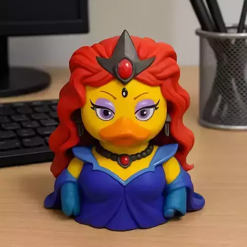 Rubber Duck - Queen Bery statue - 3D print