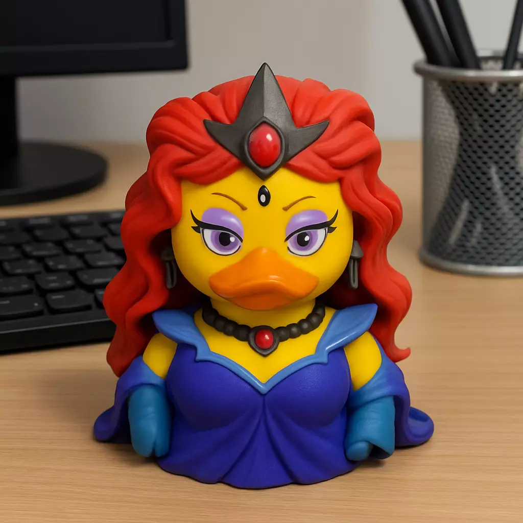 Rubber Duck - Queen Bery statue - 3D print 3D print model