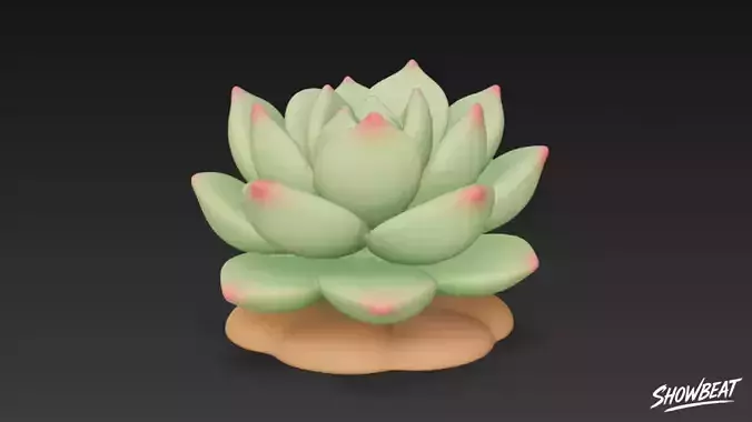 Cartoon Sempervivum
