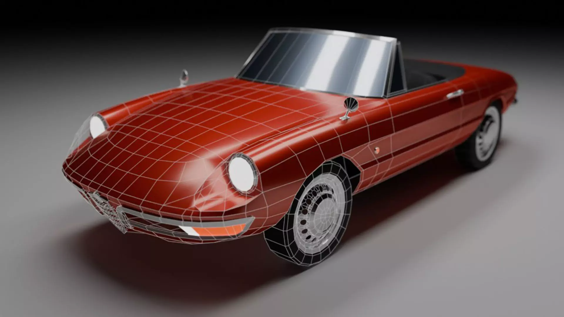 11 Lowpoly Cars Low-poly 3D model_19