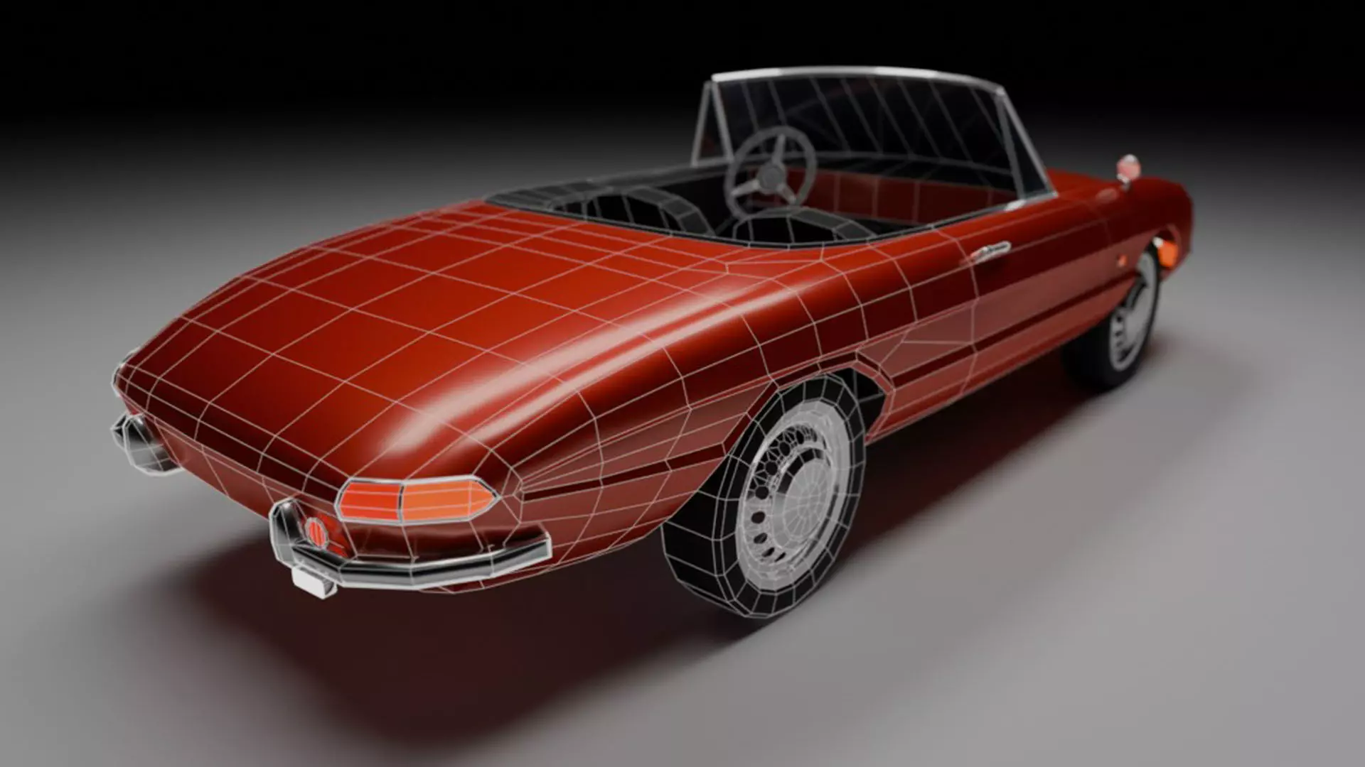 11 Lowpoly Cars Low-poly 3D model_20