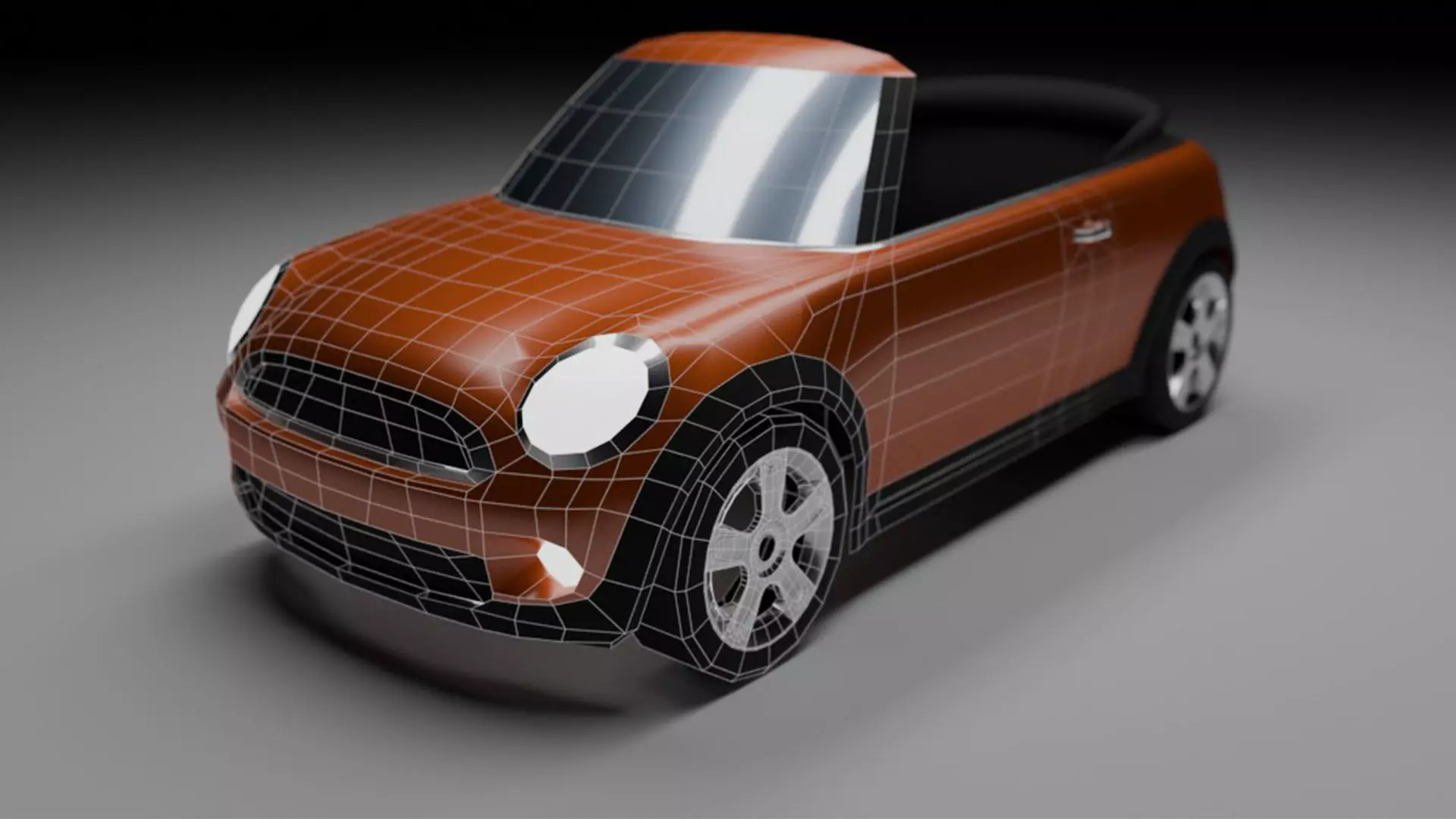 11 Lowpoly Cars Low-poly 3D model_13